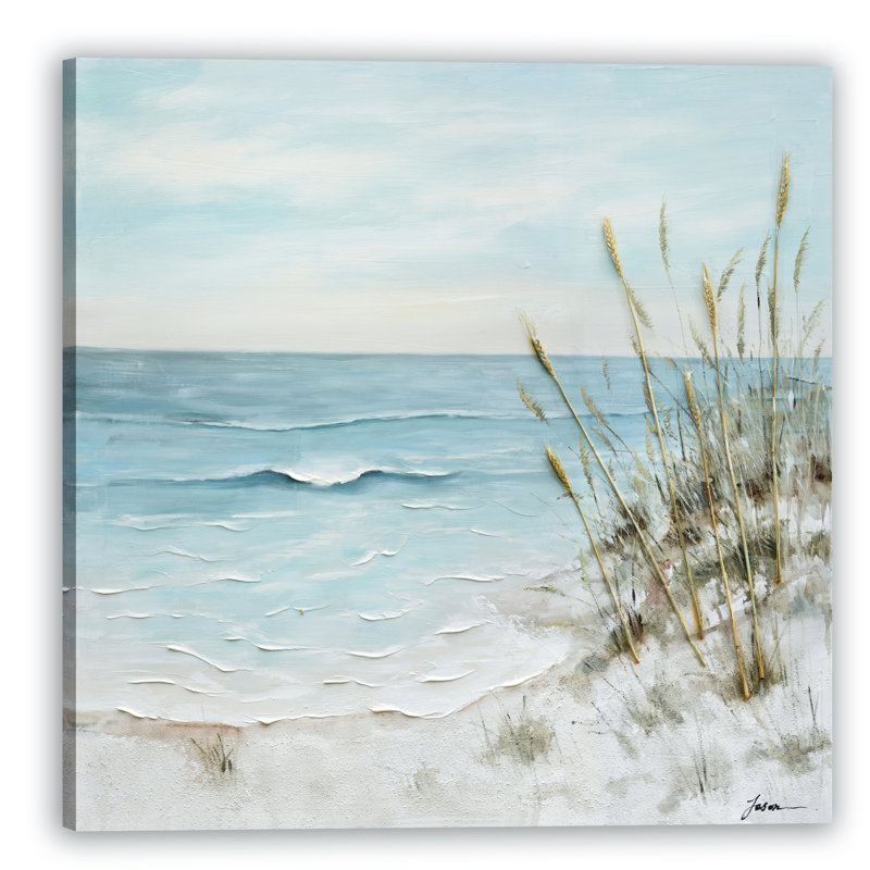 Beachcrest Home Seascape Wrapped Canvas Print on Wayfair.ca